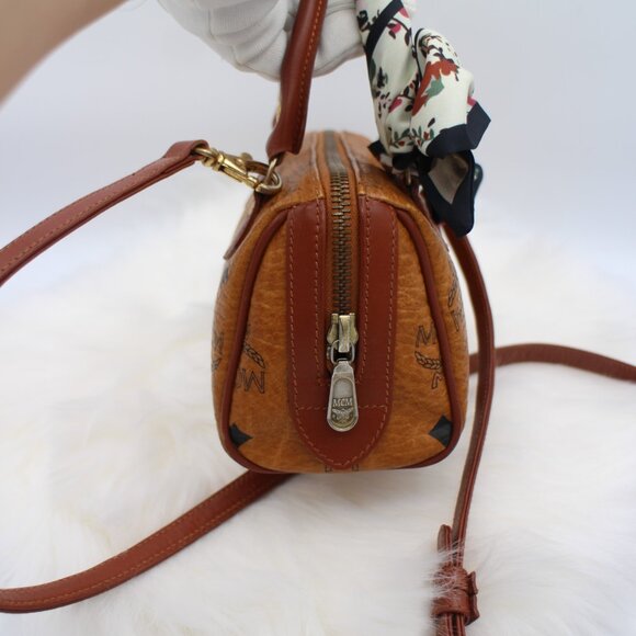 MCM Mini Boston Bandoulière - Picture 12 of 16